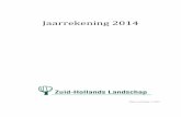 Jaarrekening 2014 - Zuid-Hollands Landschap