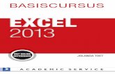 Basiscursus Excel 2013 - bua.nl
