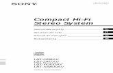 Compact Hi-Fi Stereo System - Sony