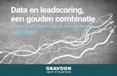 Data en leadscoring, een gouden combinatie