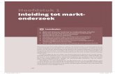 Hoofdstuk 1 Inleiding tot markt- onderzoek