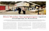 Kivo Plastic Verpakkingen opent vestiging in Kosovo