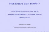 REKENEN EEN RAMP? - staff.science.uva.nl