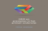 HRM en prestatiesin het primair onderwijs