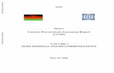 Country Procurement Assessment Report (CPAR) VOLUME I …