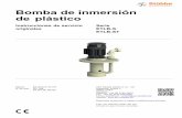 Bomba de inmersión de plástico - STÜBBE - Homepage