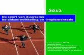 De sport van duurzame beleidsontwikkeling en -implementatie