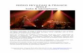 MIEKO MIYAZAKI & FRANCK WOLF koto & saxophone