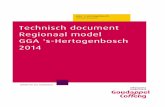 Technisch document Regionaal model GGA 's-Hertogenbosch …