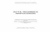 ACTA TECHNICA NAPOCENSIS - IMADD