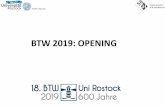 BTW 2019: OPENING