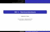 SE 1 : Semiconducteurs
