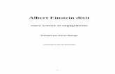 Albert Einstein dixit - Personal Homepages