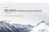 ISO ADCS (Audit Data Collection Standard)