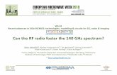 Can the RF radio foster the 140 GHz spectrum?