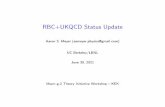 RBC+UKQCD Status Update