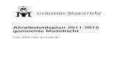 Afvalbeleidsplan 2011-2015 gemeente Maastricht