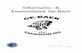 Informatie- & Examenboek Ge-Baek