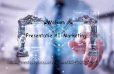 Welkom Presentatie AI-Marketing