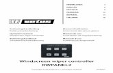 Windscreen wiper controller RWPANEL2 - Marine-J