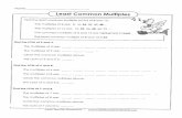 LCM GCF Practice Sheets - mrsmadsen57.weebly.com