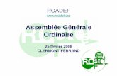 Assemblée Générale Ordinaire - Société Française de ...