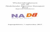 Wedstrijdreglement van de Nederlandse Algemene Danssport Bond