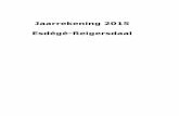 Jaarrekening 2015 Esdégé-Reigersdaal