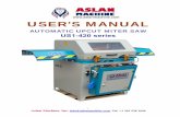 USER'S MANUAL - Norman Machine Tool
