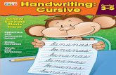 CD####### Grades 3-5 Grades Handwriting: Cursive 3-5