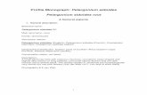 Profile Monograph: Pelargonium sidoides Pelargonium sidoides root