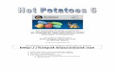 D© startpagina voor Hot Potatoes oefeningen en theorie http