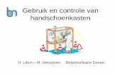 Gebruik en controle van handschoenkasten
