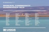 MINERAL COMMODITY SUMMARIES 2019