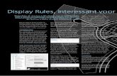 Display Rules, interessant voor 3D en 2D tekenen