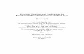 Invariant Manifolds and Applications for Functional Differential Equations of Mixed Type