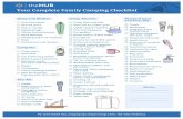 Complete Camping Checklist Page 01 - theHUB from Walmart ...
