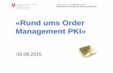 «Rund um’s Order Management PKI»