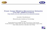 Power Aware Wireless Microsensor Networks (The MIT mAMPS Project)