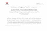 Electrooxidation of hydrazine by carminic acid as a ...