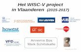 Het WISC-V project in Vlaanderen (2015-2017)