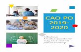 Cao primair onderwijs 2019-2020 - De Algemene Onderwijsbond