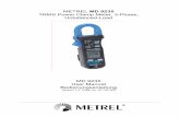 METREL MD 9235 TRMS Power Clamp Meter, 3-Phase, …