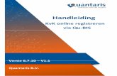 Handleiding KvK Online registreren via Qu-BIS V1