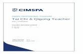 CIMSPA PROFESSIONAL STANDARD Tai Chi & Qigong Teacher
