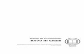 Manual de instr ucciones K970 IIl Chain