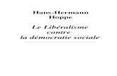 43415236 Hans Hermann Hoppe Le Liberalisme Contre La Democratie Sociale