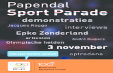 Programma Papendal Sport Parade