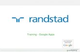 Randstad   training google apps