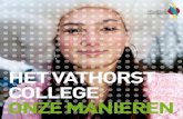 Het Vathorst College: Onze Manieren